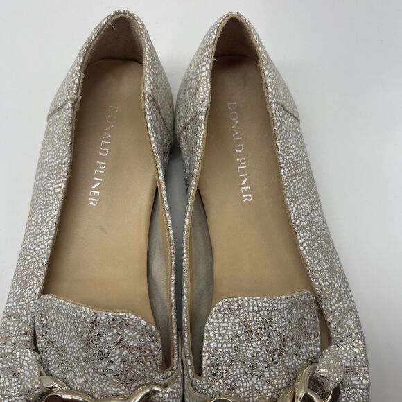 Donald J Pliner Balton Slip On Leather Loafer Flats Sz 7 - Picture 11 of 11